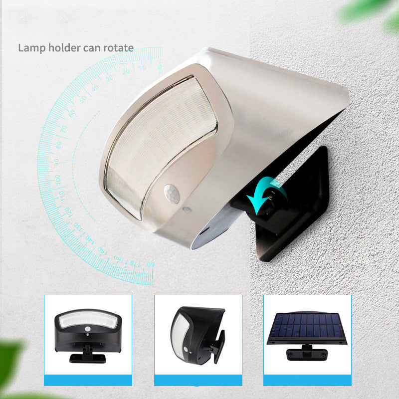 36LED Solar Light outdoor fixture with motion sensor on a white background