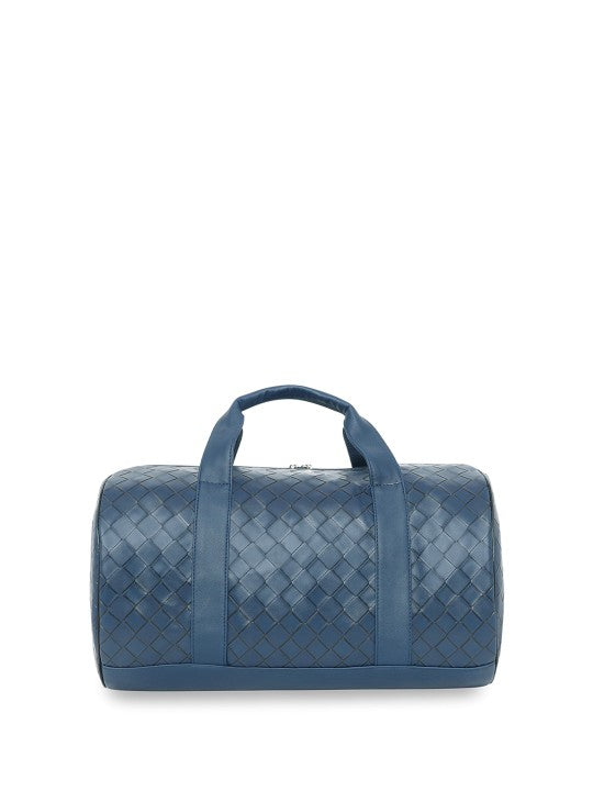 Blue woven Nautica - Casual Duffel Bag on a white background