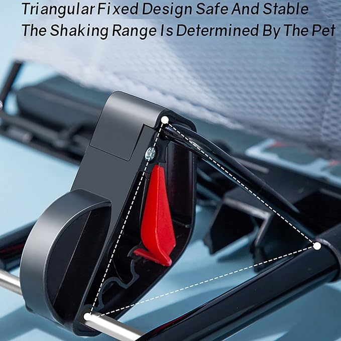 Triangular fixed design safe and stable the shaking range is determined by the pet