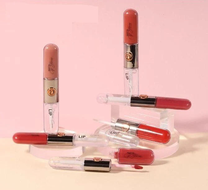 daisy-rose-ultra-smooth-lipstick set on a pink background