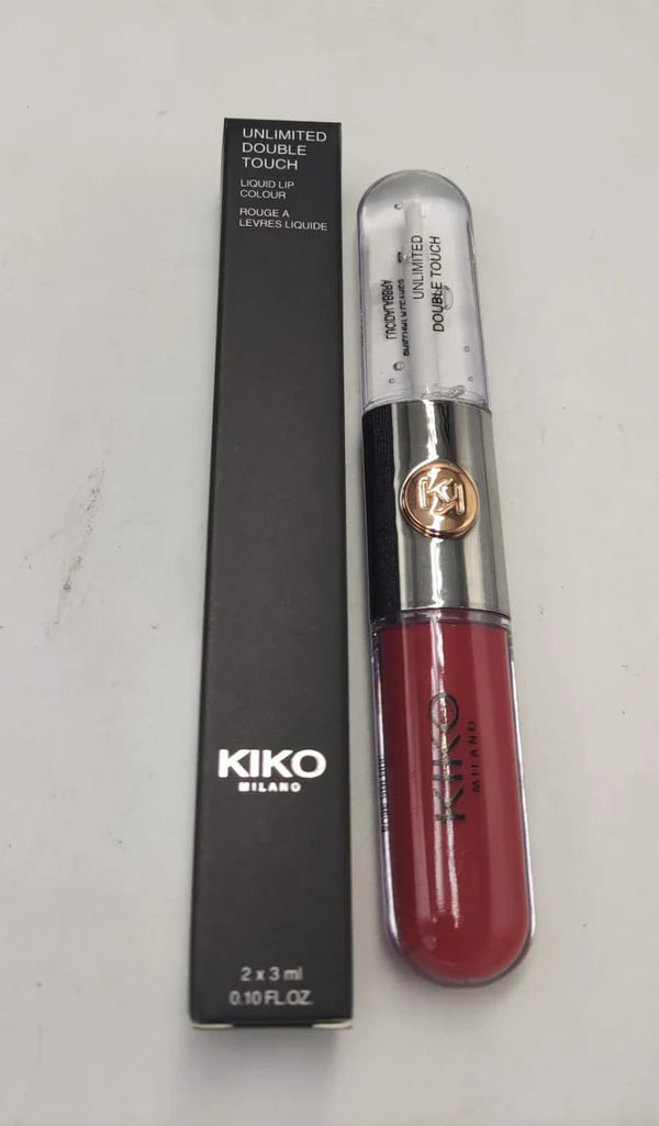 KIKO Milano lip gloss with packaging on a white background