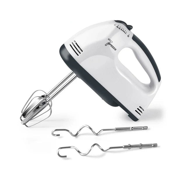 Nova - Hand Mixer with attachments on a white background