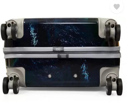 Polo Class Suitcase with space-themed design on a white background